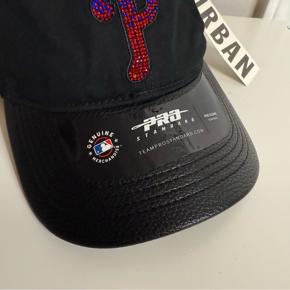 Pro Standard MLB Philadelphia Phillies Jewel Logo Dad Hat Black NWT - Picture 4 of 12